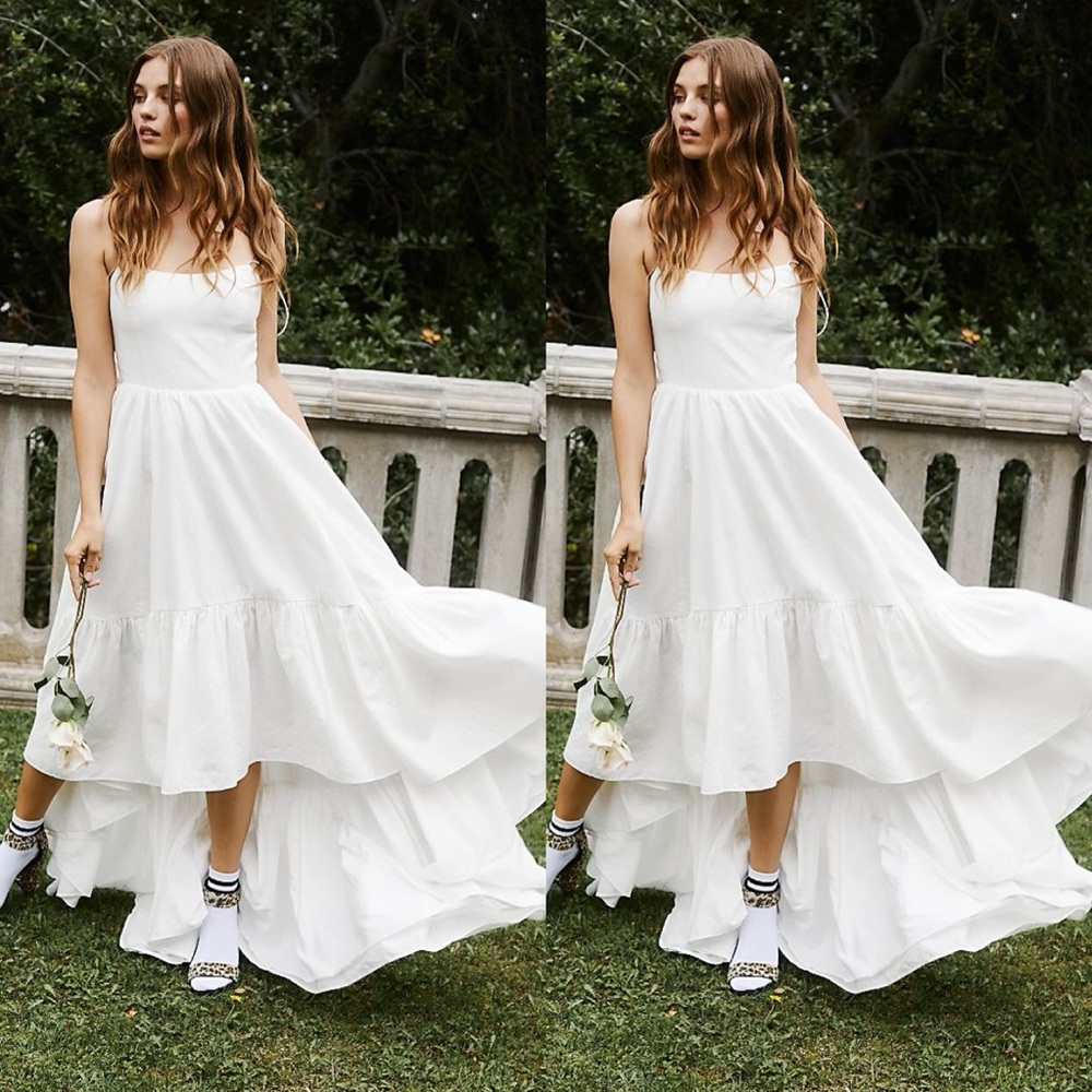 Free People White Grace Gown x Mestiza